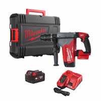 Casúr SDS Plus Aon-Eochair Breosla Milwaukee M18ONEFHPX-401X 18V le Ceallraí 4.0Ah