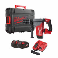 Casúr SDS Plus Aon-Eochair Breosla Milwaukee M18ONEFHPX-402X 18V le 2 chadhnraí 4.0Ah