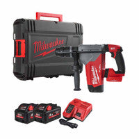 Casúr SDS Plus Aon-Eochair Breosla Milwaukee M18ONEFHPX-552X 18V le 2 chadhnraí 5.5Ah