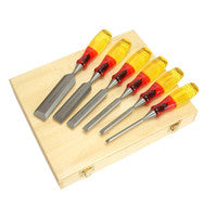 Irwin Marples M373 Bevel Edge Chisel Splitproof Handle Set of 6