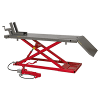 Sealey MC680A Motorcycle Lift 680kg Capacity Heavy-Duty Air/Hydraulic