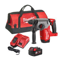 Milwaukee M18FH-501X 18V Fuel 4-Mode 26mm Brushless SDS Plus Hammer Drill with 1x 5.0Ah Battery