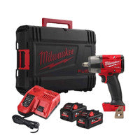 Milwaukee M18FMTIW2F12-552X 18V FUEL 1/2" Mid-Torque Impact Wrench with 2x 5.5Ah Batteries