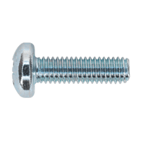 Sealey MSP620 Machine Screw M6 x 20mm Pan Head Pozi Zinc DIN 7985z Pack of 50