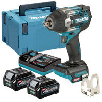 Makita TW008GD202 40V Max XGT Brushless 1/2" Impact Wrench with 2x 2.5Ah Batteries