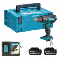 Makita DHP482RTJ 18V LXT Cordless Combi Drill with 2 x 5.0Ah Batteries