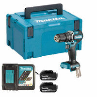 Makita DHP487RTJ 18V LXT Brushless Combi Drill with 2 x 5.0Ah Batteries
