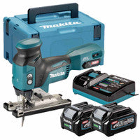 Makita JV001GD202 40V Max XGT Brushless Jigsaw with 2x 2.5Ah Batteries