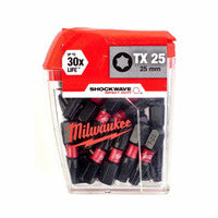 Milwaukee 4932430880 Shockwave„¢ TX25 Impact Screwdriver Bits (25 Pieces)