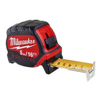Milwaukee 4932471817 Premium Wide Blade Tape Measure 5m/16ft (Metric and Imperial)