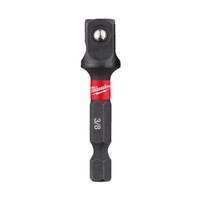 Milwaukee 4932478054 Shockwave„¢ Impact Duty Socket Adaptor - 1/4" Hex to 3/8" Square