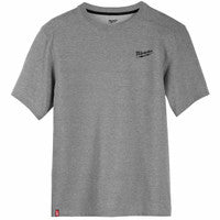 Milwaukee 4932492971 Hybrid Short Sleeve T-Shirt Colour, Grey (Size XL)