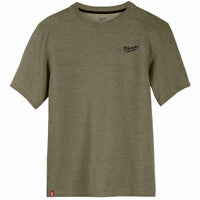 Milwaukee 4932492980 Hybrid Short Sleeve T-Shirt Colour, Green (Size L)