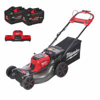 Milwaukee M18F2LM53-122 18V Fuel 53cm Dual Battery Self-Propelled Lawn Mower with 2x 12.0Ah Batteries and Dual Bay Super Charger