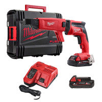 Milwaukee M18FSGC-202X 18V FUEL Brushless Screw Gun with a Collated Attachment and 2 x 2.0Ah Batteries