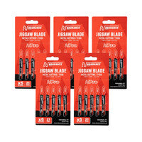 N-Durance T118A Jigsaw Blades for Metal 75mm x 1.0mm x 21 TPI (25 Pack)