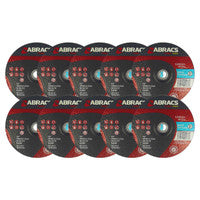 Abracs Proflex Depressed Centre Metal Grinding Disc 230 x 6mm (10 Pack)