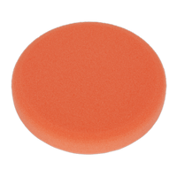 Sealey PTCCHV150O Buffing & Polishing Foam Head Hook & Loop 150 x 25mm Orange/Firm