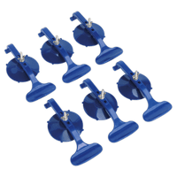 Sealey RE006 Suction Clamp Set 6pc