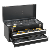 Sealey S01055 Portable Tool Chest 2 Drawer with 90pc Tool Kit