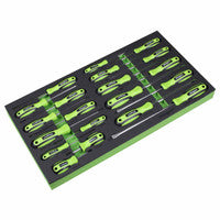 Sealey S01276 Siegen Screwdriver Set with Tool Tray (20 Pieces)