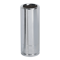 Sealey S0595 WallDrive® Socket 17mm Deep 3/8"Sq Drive