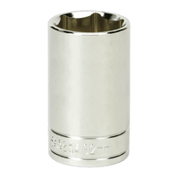 Sealey S0683 WallDrive® Socket 32mm Deep 1/2"Sq Drive