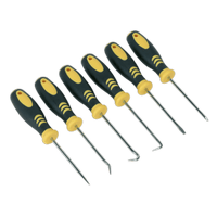 Sealey S0774 Mini Pick & Screwdriver Set 6pc