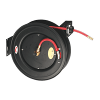 Sealey SA85 Retractable Air Hose Steel Reel 20m Ø10mm ID Rubber Hose