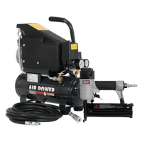 Sealey SAC0610EKIT Air Compressor & Air Nail/Staple Gun Kit