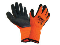 Scan SCAGLOKSTHM Thermal Latex Coated Gloves - M (Size 8)
