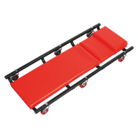 Sealey SCR74 Creeper 40" with Steel Frame, 6 Wheels & Adjustable Headrest Deluxe American-Style