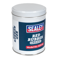 Sealey SCS110 Red Rubber Grease 500g Tin