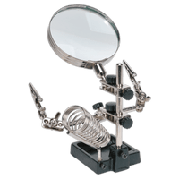 Sealey SD150H Mini Robot Soldering Stand with Magnifier & Iron Holder