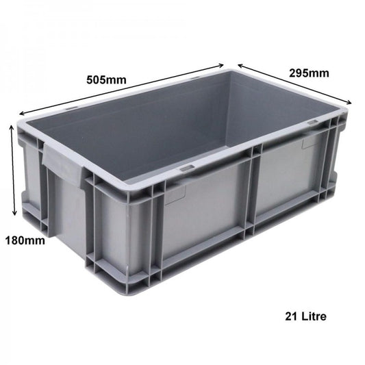 21 Litre Euro Box - 505mm x 295mm x 180mm - SPK18K