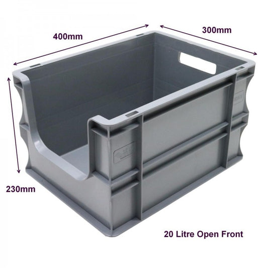 20 Litre Euro Box - 400mm x 300mm x 230mm - SPK4322AV