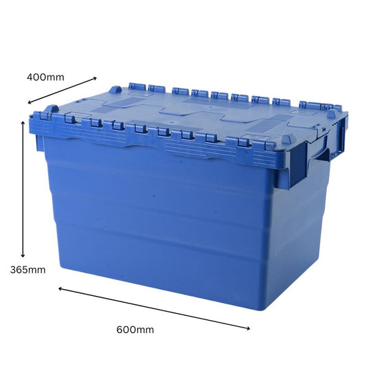 66 Litre Blue Tote Box - 600mm x 400mm x 365mm - SPKM365