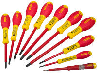 Stanley FATMAX VDE Insulated Pozi/Parallel/Flared Screwdriver Set of 10