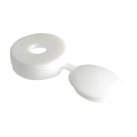 ForgeFix 5.0 - 6.0mm Hinged Cover Cap White No. 10-12 100HCC0L (10 Pack)