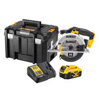 DeWalt DCS391M1 XR 165mm 18V Sábh Ciorclach Gan Sreang le 1x Ceallraí 4.0Ah