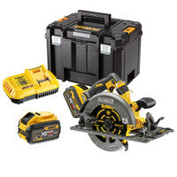 Sábh Ciorclach DeWalt DCS579X2-GB XR 190mm 54V FlexVolt le 2 chadhnraí 9.0Ah
