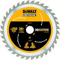 DeWalt DT99572-QZ XR EXTREME Runtime Circular Saw Blade 250 x 30mm 36T