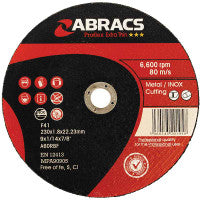 Diosca Gearrtha Tanaí Breise Abracs Proflex 230mm x 1.8mm x 22mm