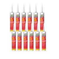 Everbuild FIRE Fire Mate Intumescent Sealant 295ml C3 White (12 Pack)