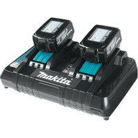 Makita DC18RD 18V LXT Twin Port Charger with 2x 3.0Ah Batteries