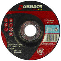 Abracs Proflex Depressed Centre Metal Discs 125mm x 6mm x 22mm