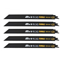 DeWalt DT2408L-QZ Metal Reciprocating Blades 203mm x 14/18 TPI (5 Pack)