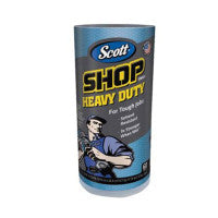 Kimberley Clarke KCL32992B SCOTT Blue Heavy-Duty Shop Cloth Roll
