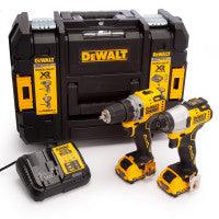 DeWalt DCK2110L2T XR 12V Sub Compact Twinpack with 2x 3.0Ah Batteries