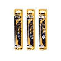 DeWalt DT2301L 2X Life General Purpose Reciprocating Blades 152mm x 10TPI (15 Pack)